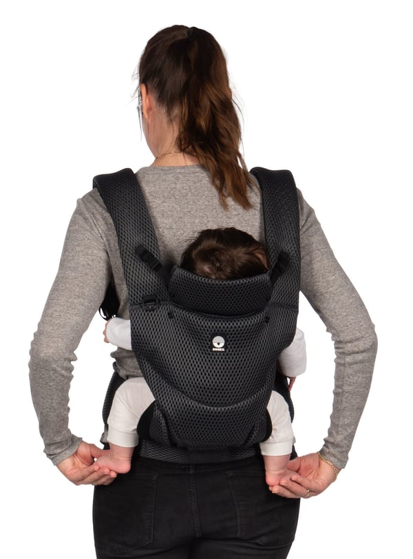 Dooky Urban Comfort Bärsele, mjuk Tyg Grå