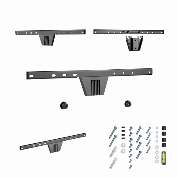 Gembird WM-S80F-01 tv-beslag 2,03 m (80") Sort