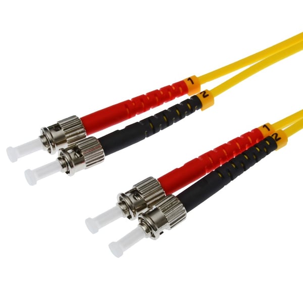 Helos 2m OS2 ST InfiniBand og fiberoptisk kabel Gul