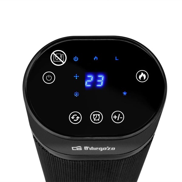 Orbegozo CR 5039 varmeapparat Indendørs Sort 2000 W Blæser med elektrisk områdevarmer