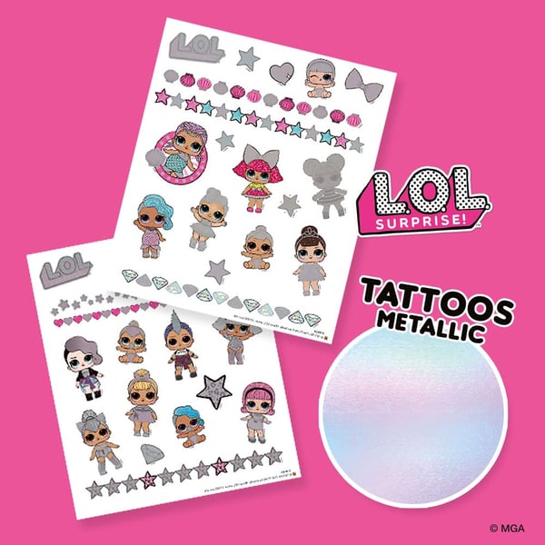 SES Creative L.O.L. Tattoos metallic