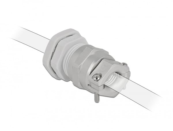 Miniatyrbillede 4 af 4: DeLOCK 60358 kabelforskruning Grå Metal, Plast 1 stk