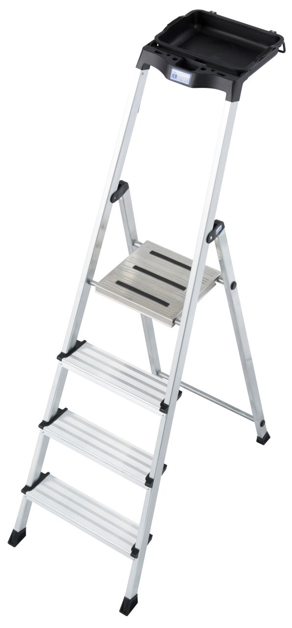 Krause 126528 skåp Trappstege Aluminium, Svart