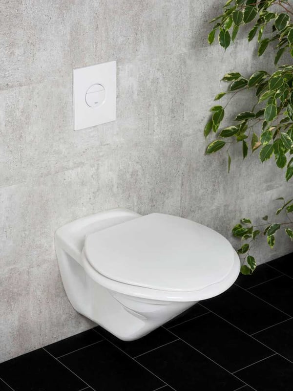 WENKO 25112100 toalettsits Hård toalettsits Duroplast Vit