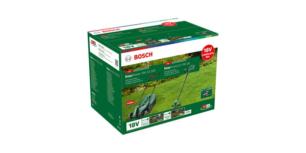 Pikkukuva 2 / 5: Bosch EasyMower 18V-32-200 Työnnettävä ruohonleikkuri Akku Musta