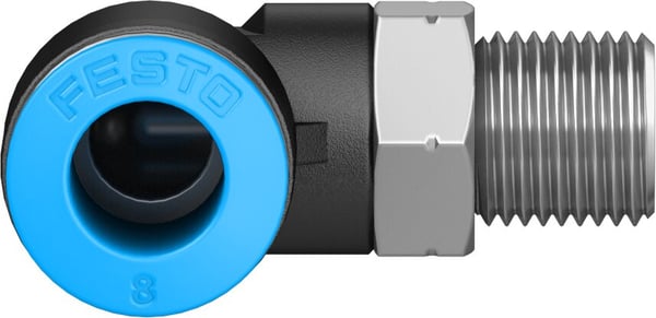 Festo 153048 ilmasovitin ja liitin Musta, Sininen 1 kpl