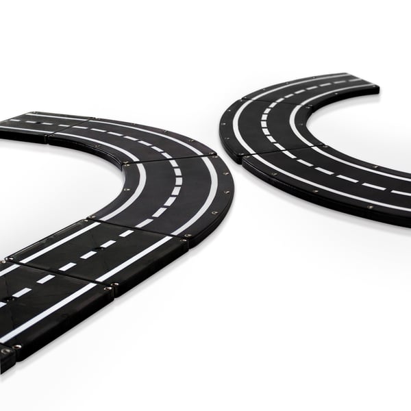 Magna-Tiles XTRAS: Roads 12-Piece Set