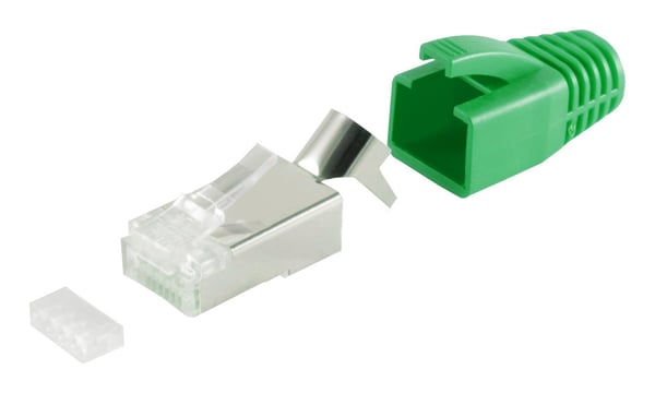 Miniatyrbillede 1 af 2: S/CONN maximum connectivity 72067-G kabelsamler RJ-45 Grøn