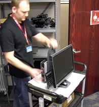 Pikkukuva 3 / 8: Ergotron Neo Flex All-In-One Lift Stand 61 cm (24") Vastaanotto Musta
