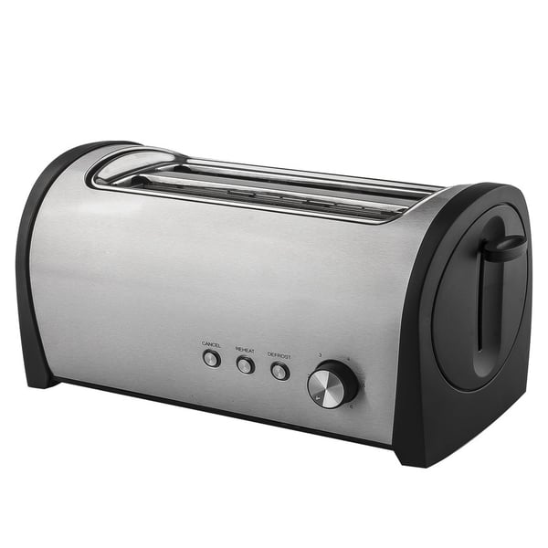Miniatyrbillede 1 af 4: Küken 33622 brødrister 6 4 skive(r) 1400 W Sort, Rustfrit stål