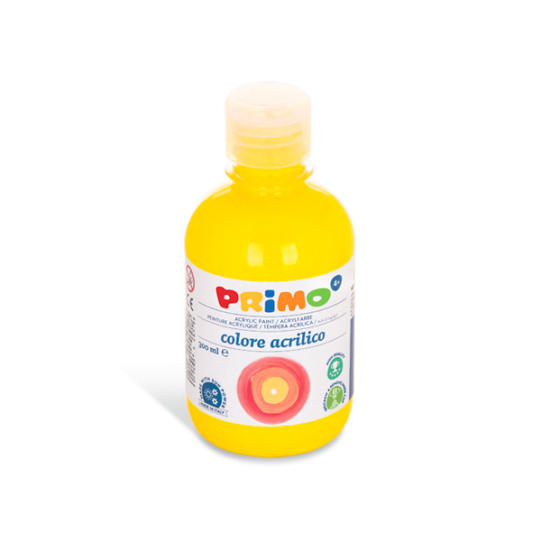 Primo 400TA300201 akrylmaling 300 ml Gul Flaske