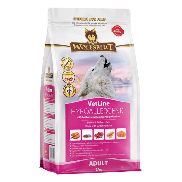 Wolfsblut VetLine Hypoallergenic 2 kg Vuxen Häst