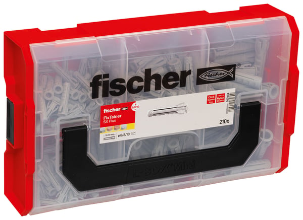 Miniatyrbillede 1 af 5: Fischer 567904 skrueanker og vægudtag 210 stk