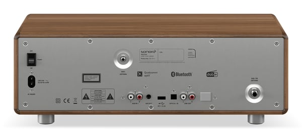 Sonoro PRESTIGE Hemmaljud minisystem Silver, Valnöt