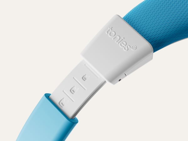 Miniatyrbillede 5 af 7: tonies 10003270 hovedtelefoner/headset Trådløs Musik/hverdag USB Type-C Bluetooth Lyse Blå, Hvid