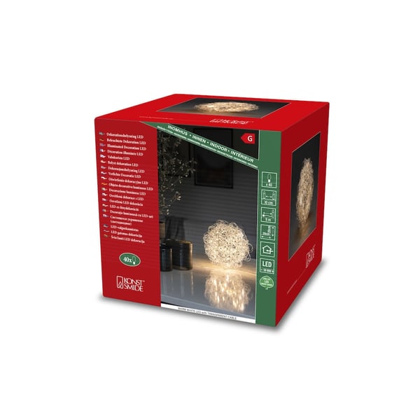 Miniatyrbillede 3 af 5: Konstsmide 3513-303 dekorativ belysning Dekorativ lysfigur 40 pære(r ) LED 1,8 W G