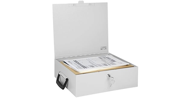 Wedo 102 1637 lådor med lås Vit Metall 1 styck