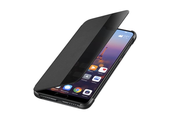 Miniatyrbild 6 av 7: Huawei Smart View Flip Cover mobiltelefonfodral 15,5 cm (6.1") Folio Svart, Translucent