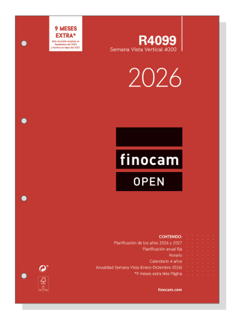 Miniatyrbild 1 av 2: Finocam 711640026 tillbehör till planeringskalender Refill till kalender 2026
