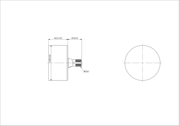 Miniatyrbillede 2 af 2: Posital UCD-CA01B-0013-HCS0-PAV koder 1,2 cm