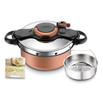 SEB P4705101 trykkoger til komfurtop 5 L Sort, Kobber, Rustfrit stål
