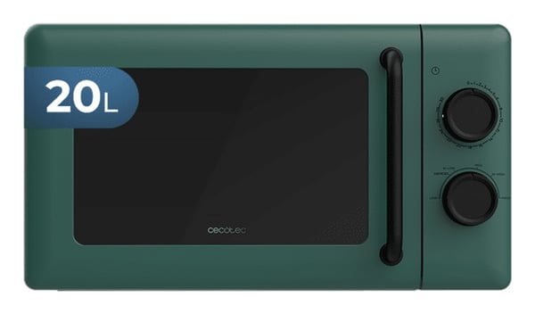 Cecotec Proclean 3010 Green Vihreä Solo-mikroaaltouuni Pöytämalli 20 L 700 W