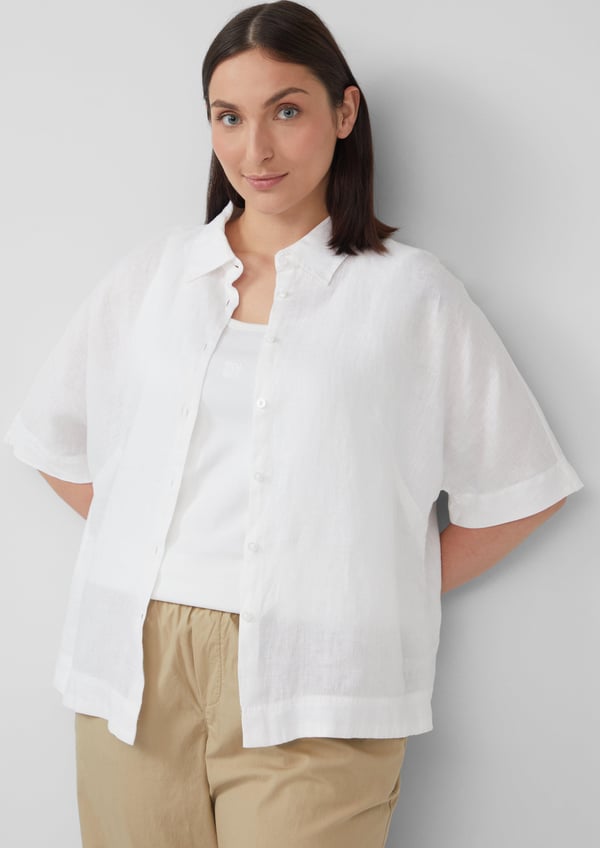 s.Oliver 2171366.0100.46 skjorte & top Bluse Linned