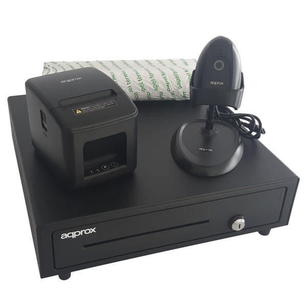 Miniatyrbillede 1 af 4: Approx APPPOSPACK4180USB POS printer 203 x 203 dpi Ledningsført Direkte termisk