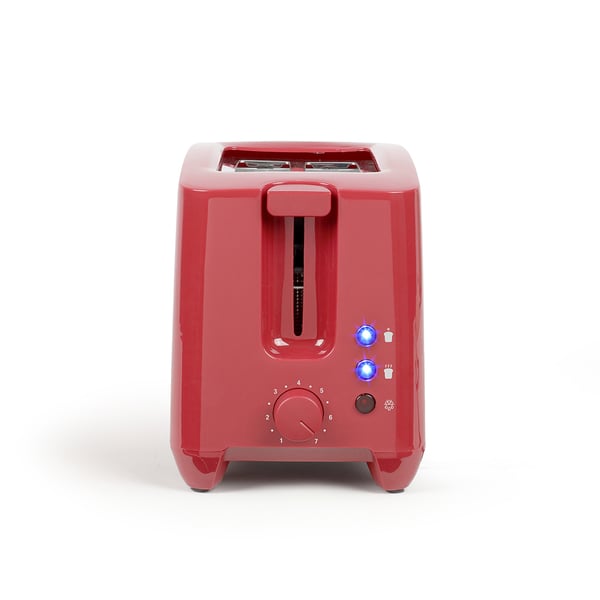 Livoo DOD162RC brödrostar 2 skivor 750 W Röd