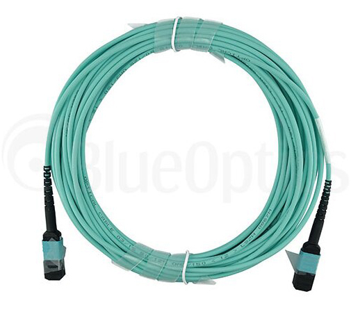 BlueOptics 00VX003-BN-BO InfiniBand og fiberoptisk kabel 10 m MTP Turkisfarve