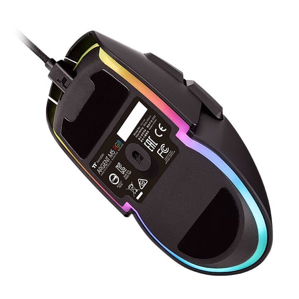 Miniatyrbillede 4 af 6: Thermaltake Argent M5 RGB mus Spil Ambidextrous USB Type-A Optisk 16000 dpi