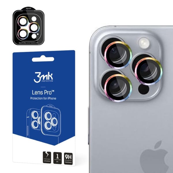 3MK Lens Protection Pro Beskyttelse af kameralinsen Apple 1 stk