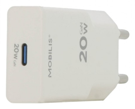 Miniatyrbild 1 av 2: Mobilis Energia Laddare 20W Vägg USB-C vit - Laddare