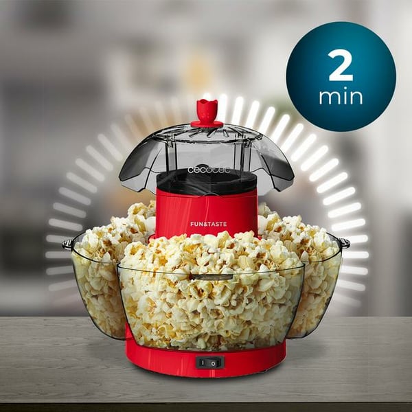 Cecotec Fun&Taste P'Corn Lotus popcornmaskine Rød 18 L 2 min. 1200 W