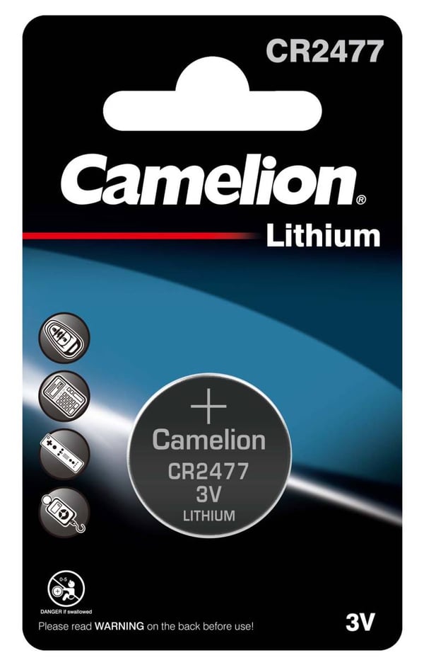 Camelion CR2477-BP1 Engangsbatteri Lithium-Manganese Dioxide (LiMnO2)