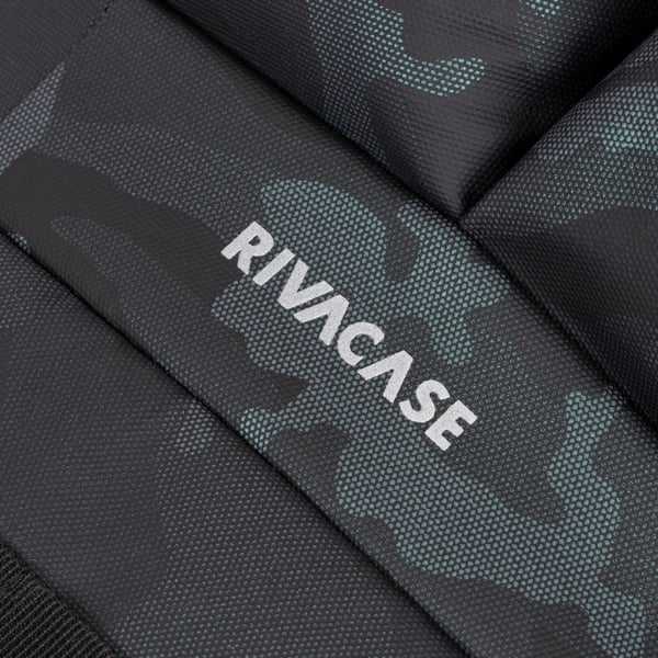 Rivacase Sherwood ryggsäckar Ryggsäck Kamouflage, Marinblå Polyester, Polyuretan