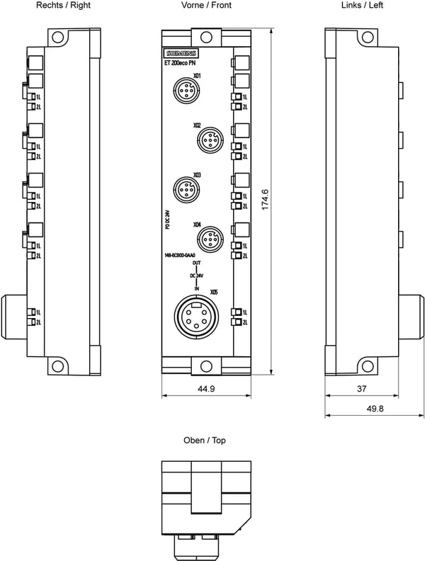 Miniatyrbild 2 av 3: Siemens 6ES7148-6CB00-0AA0 övrigt