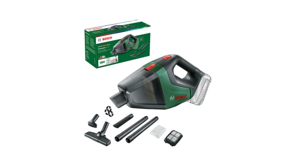 Pikkukuva 2 / 3: Bosch UniversalVac 18 2-in-1-varsi-imuri Akku Kuiva Pussiton Musta, Vihreä
