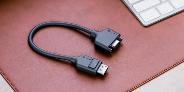 Miniatyrbillede 2 af 6: ALOGIC EL2DPVGA-ADP videokabel adapter 0,2 m DisplayPort VGA (D-Sub) Sort