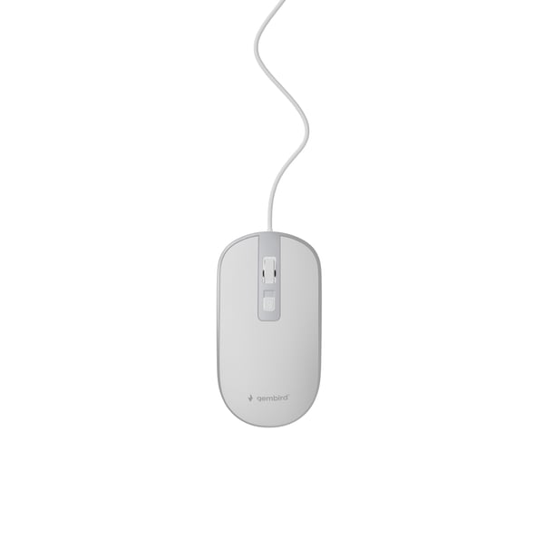 Gembird MUS-4B-06-WS hiiri Office Molempikätinen USB A-tyyppi Optinen 1200 DPI