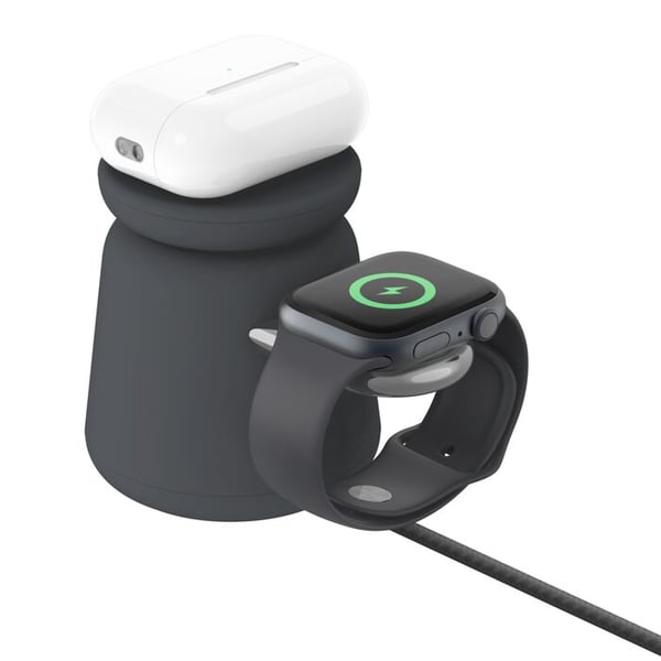 Belkin BoostCharge Pro Hovedtelefoner, Smartphone, SmartWatch Kul Vekselstrøm Trådløs opladning Hurtig opladning Indendørs