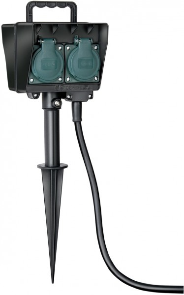 Brennenstuhl 1154450 stikkontakt Type F Sort Brennenstuhl 1154450 stikkontakt Type F Sort