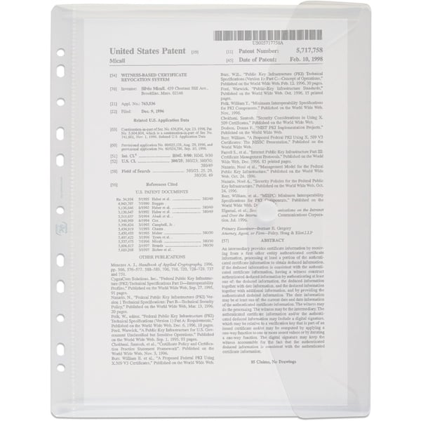 Miniatyrbild 4 av 8: Oxford 400099575 plastfickor 210 x 297 mm (A4) Polypropylen (PP) 6 styck