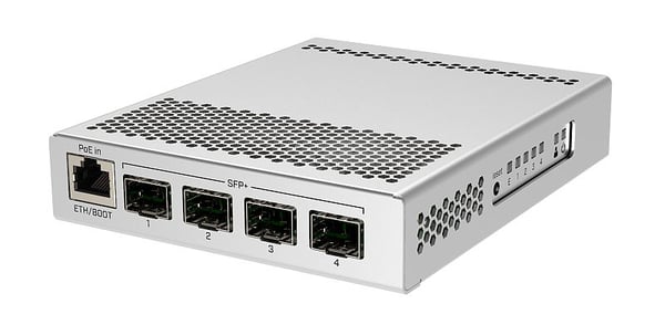 Mikrotik CRS305-1G-4S+IN verkkokytkin Hallittu Gigabit Ethernet (10/100/1000) Power over Ethernet -tuki Valkoinen