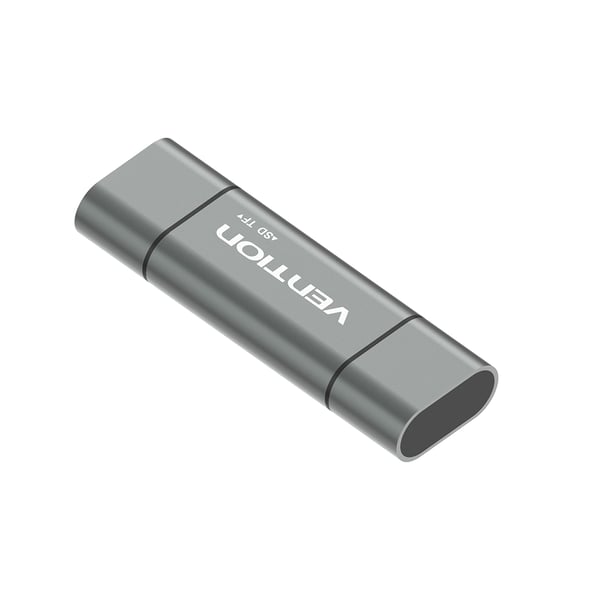 Pikkukuva 3 / 4: Vention CCJH0 kortinlukija USB Type-A/USB Type-C/Micro-USB Harmaa