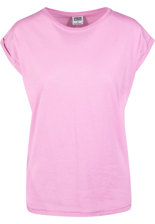 Urban Classics Ladies Extended Shoulder Tee T-tröja Urringad Kortärmad Bomull, Jersey