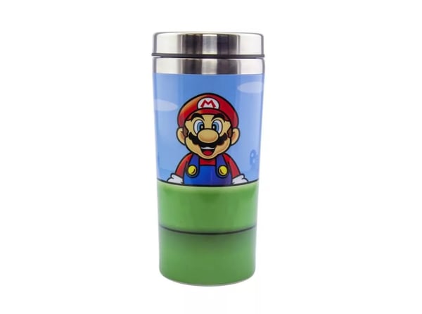 Miniatyrbillede 2 af 4: Paladone Super Mario Warp Pipe 450 ml Flerfarvet Rustfrit stål