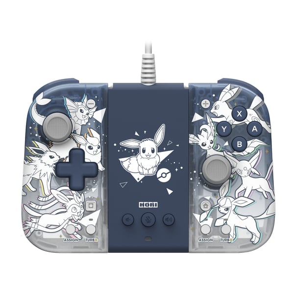Pikkukuva 2 / 5: Hori Split Pad Compact Eevee Evolutions Sininen, Valkoinen Pad-ohjain Nintendo Switch