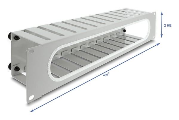 DeLOCK 67280 tilbehør til rack Kabelbakkepanel