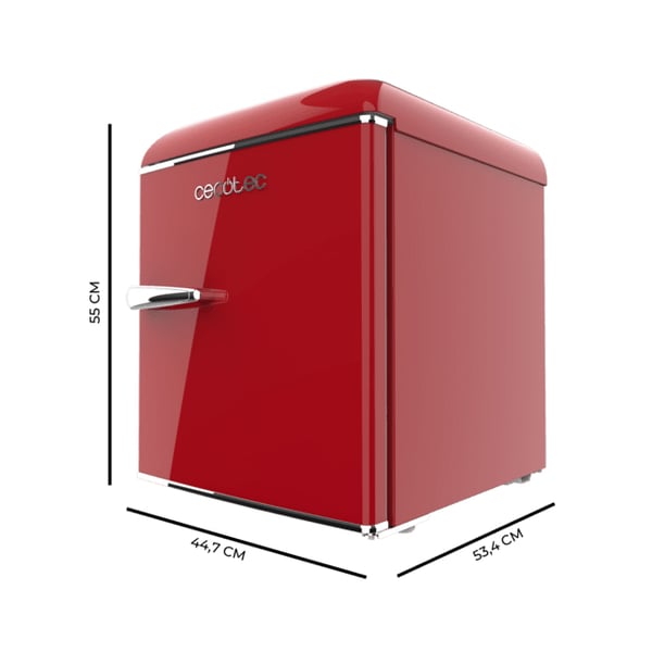 Cecotec Bolero CoolMarket TT Origin køleskab Fritstående 45 L Rød